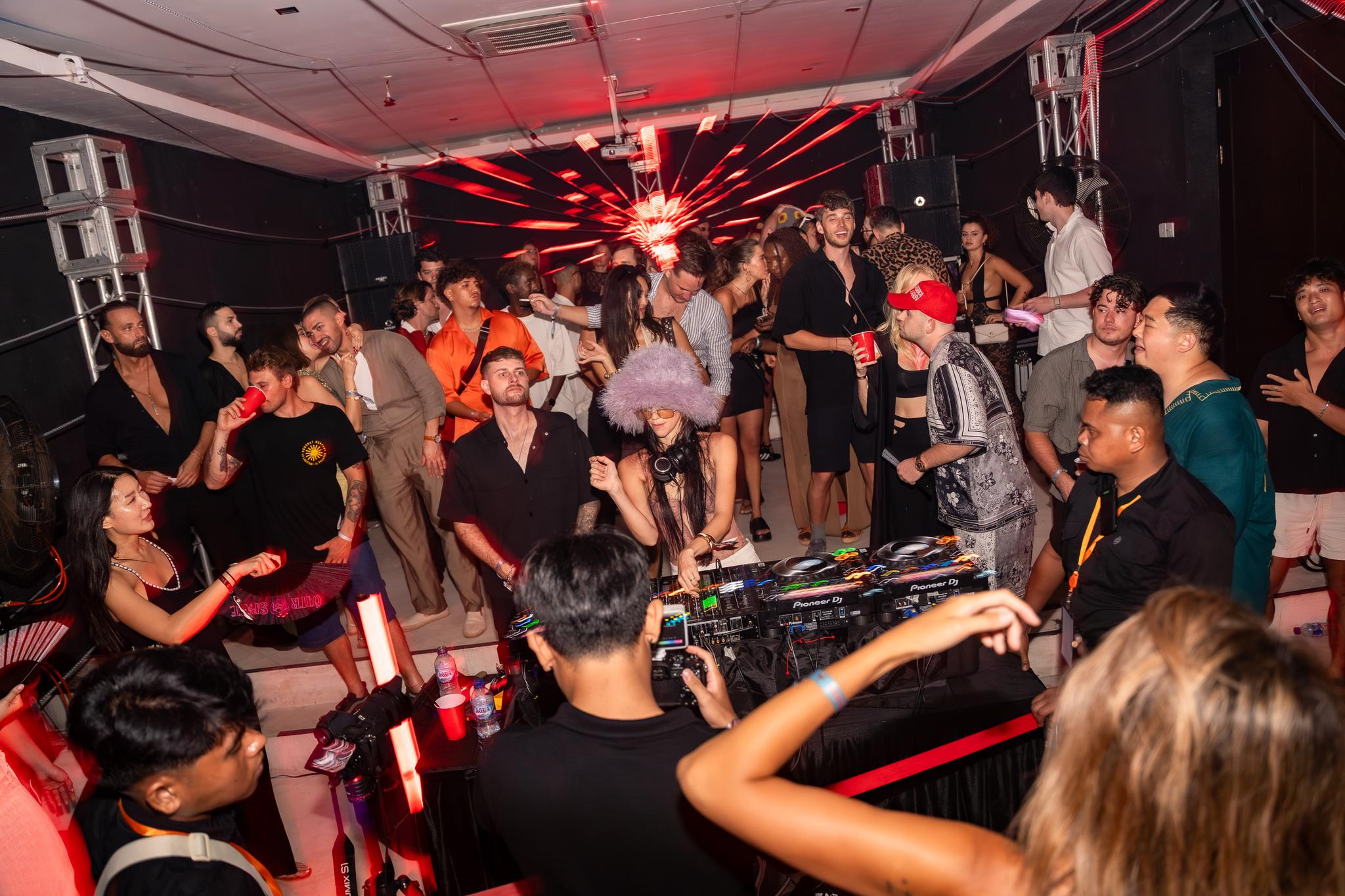 After Party Room in Full Swing